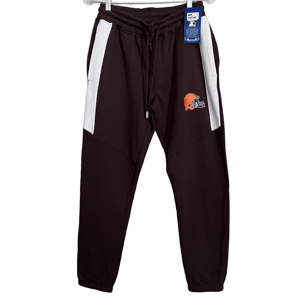 Cleveland Browns Starter NFL Mens Jogger Sweatpants Small New With Tags